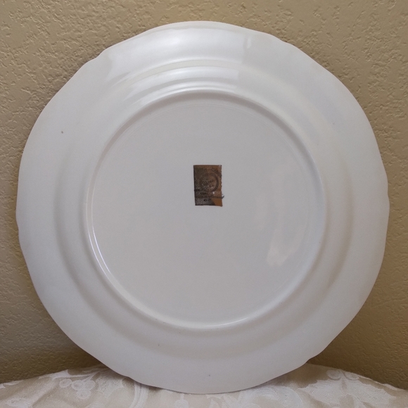 Vintage 12" Lecot Hand Painted China Serving Plate - Picture 7 of 12